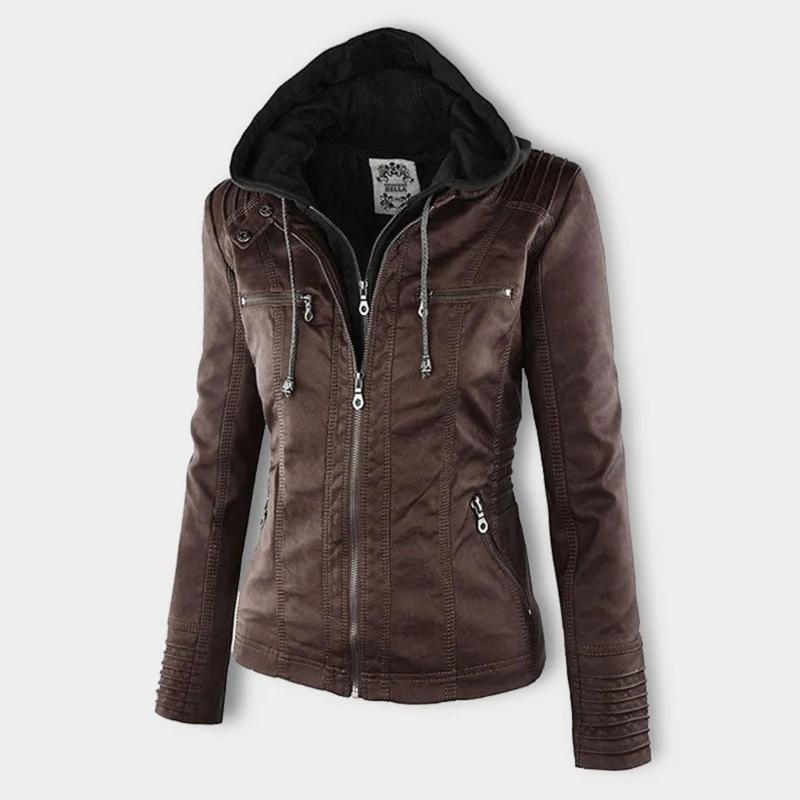 Women's Stylish Classic Moto Jacket