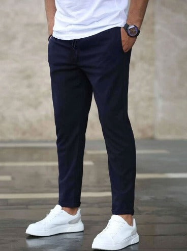 Men's Slim Fit Drawstring Jogger Pants