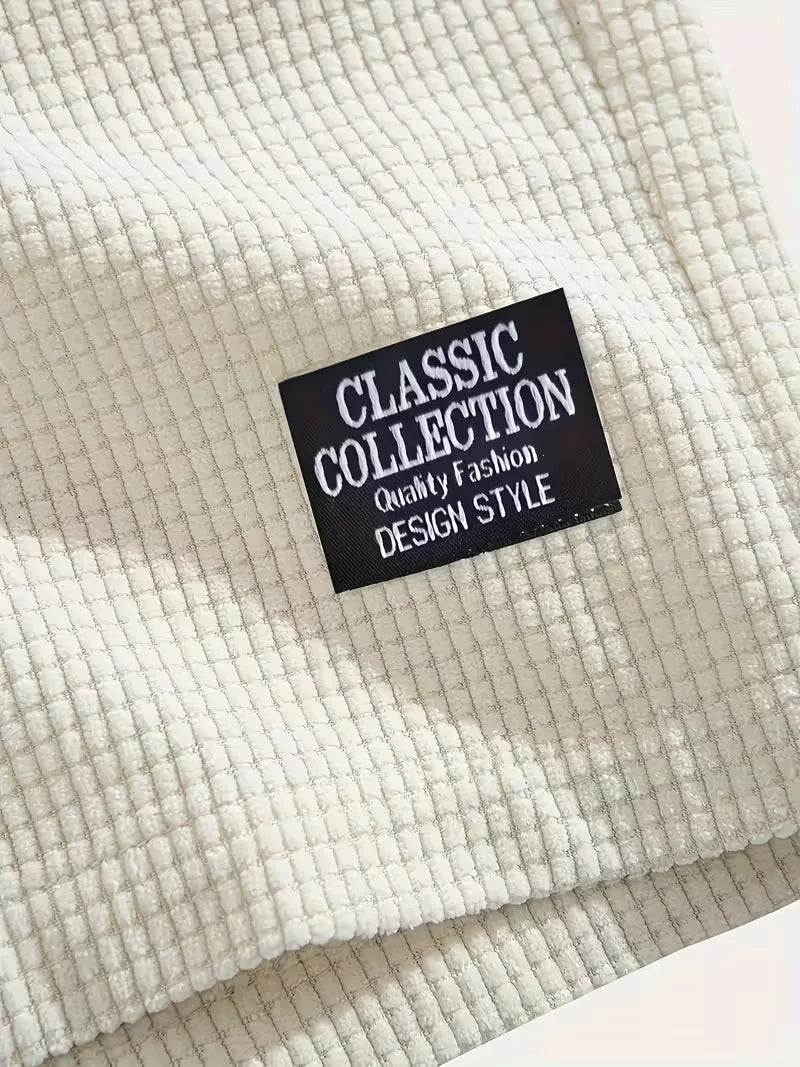 Men's Waffle Knit Drawstring Shorts