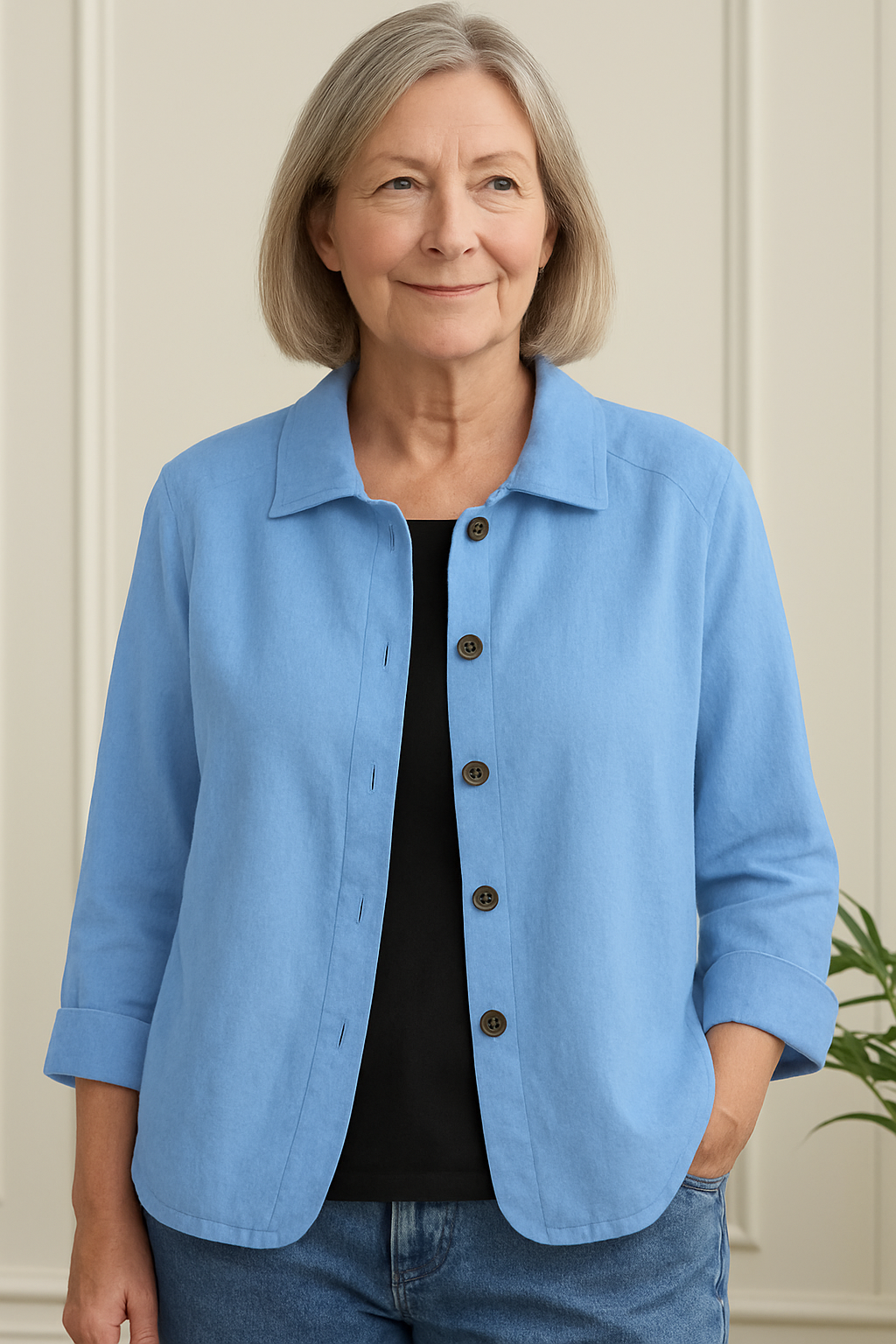 Women's Casual Button Front Cardigan