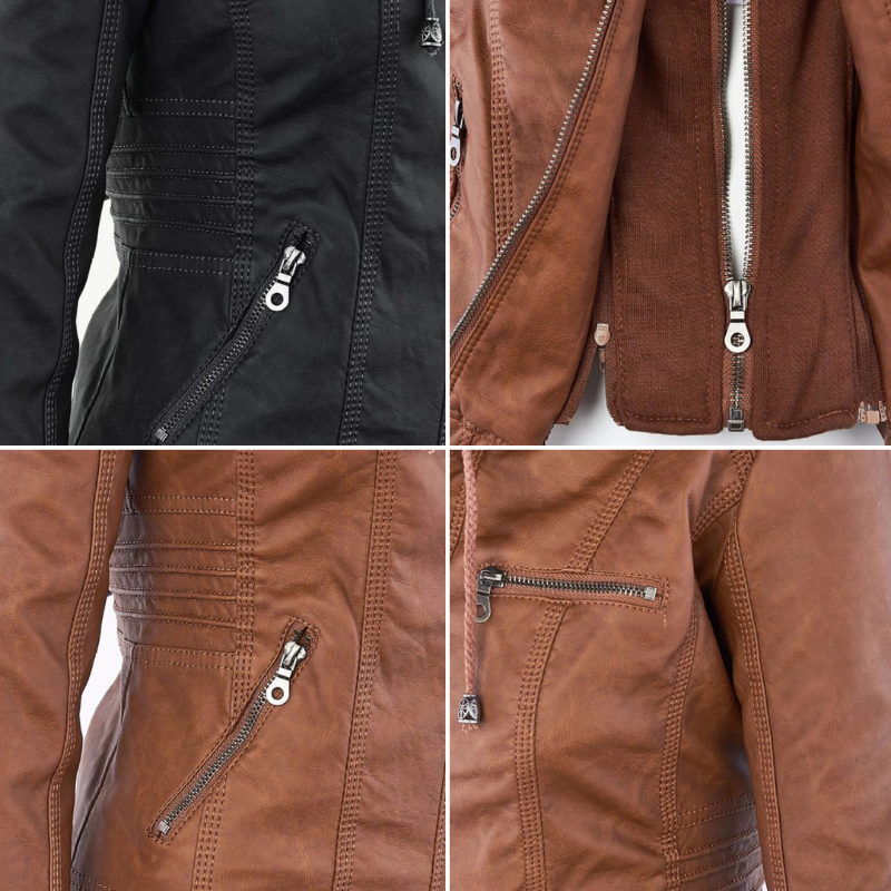 Women's Stylish Classic Moto Jacket