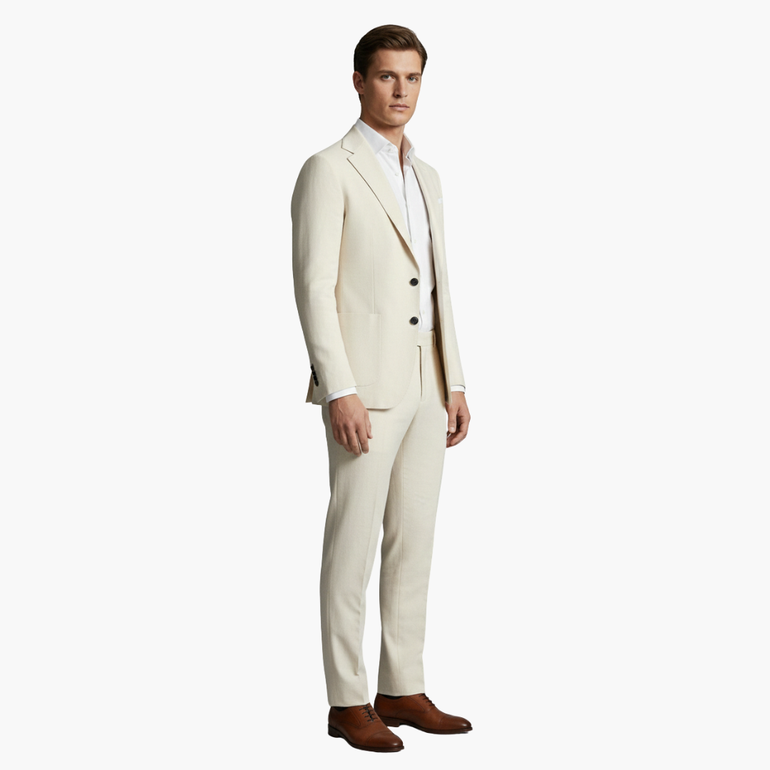 Slim Fit Two-Piece Suit Peak Lapel