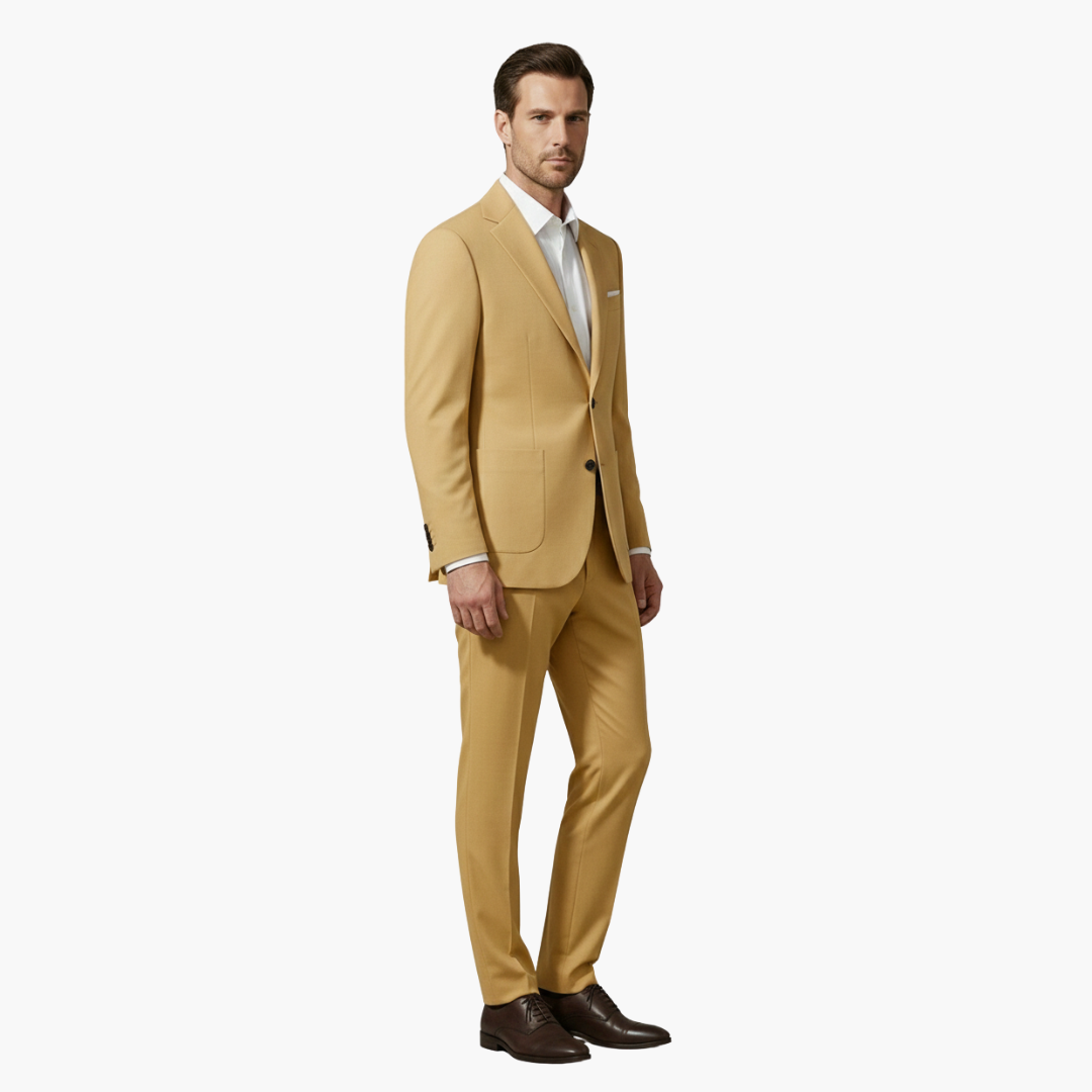 Slim Fit Two-Piece Suit Peak Lapel