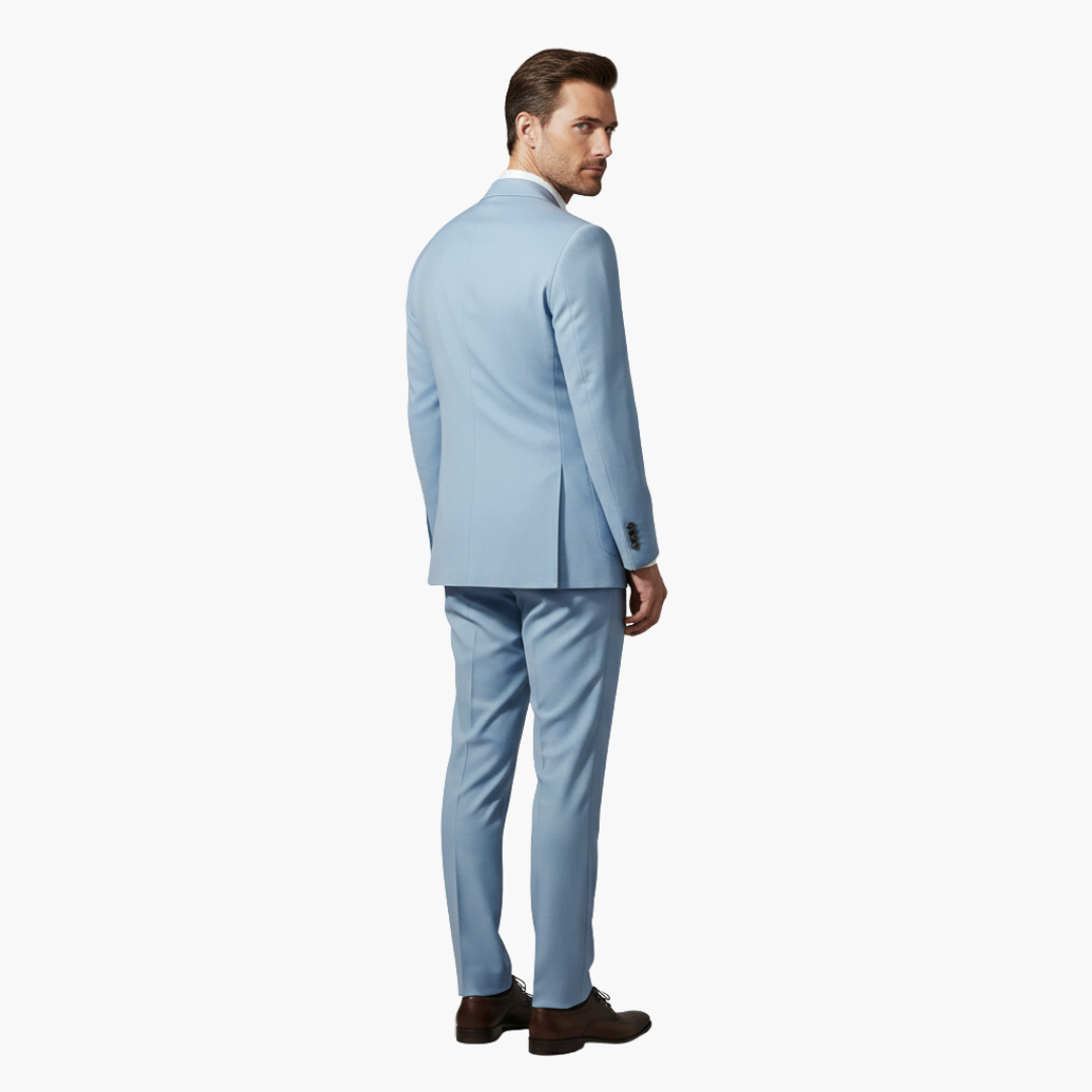 Slim Fit Two-Piece Suit Peak Lapel