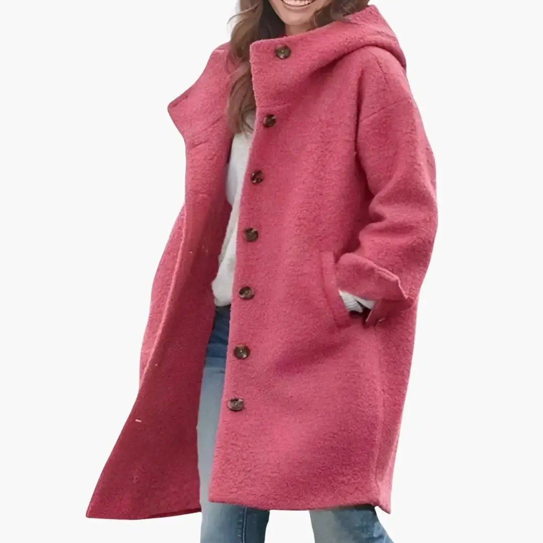 Women’s Hooded Longline Coat Jacket