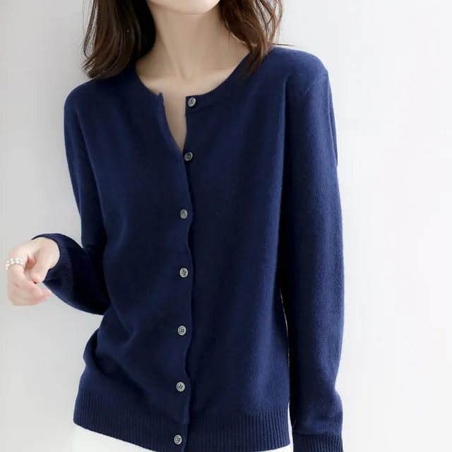 Luxurious Cashmere Cardigan with Soft Buttons
