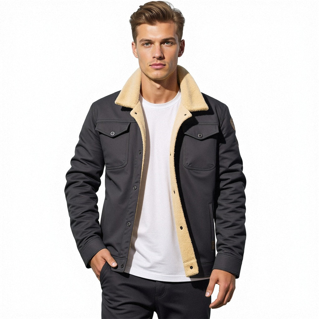 Stylish Vintage Bomber Jacket for Men - Ideal for Spring and Summer
