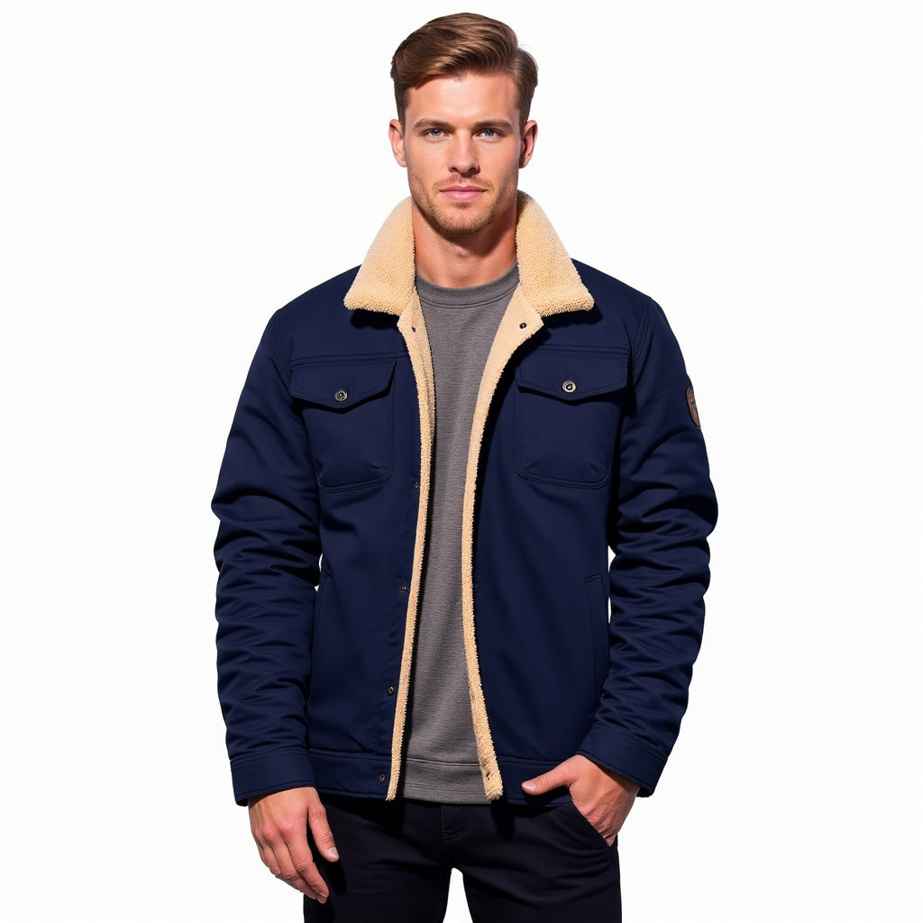 Stylish Vintage Bomber Jacket for Men - Ideal for Spring and Summer