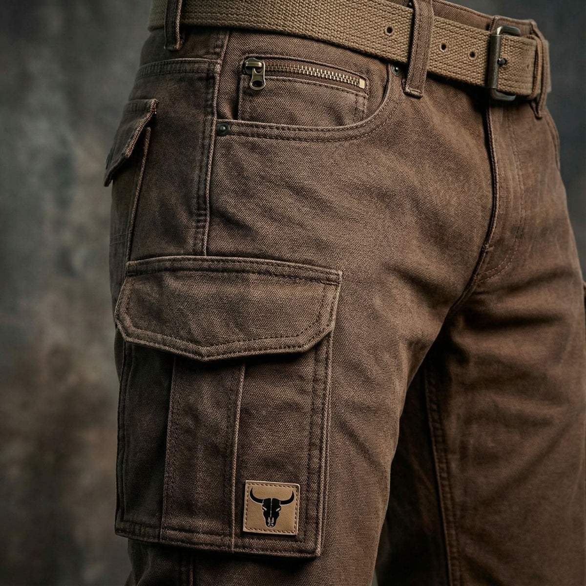 Men's Cargo Utility Pants with Multiple Pockets