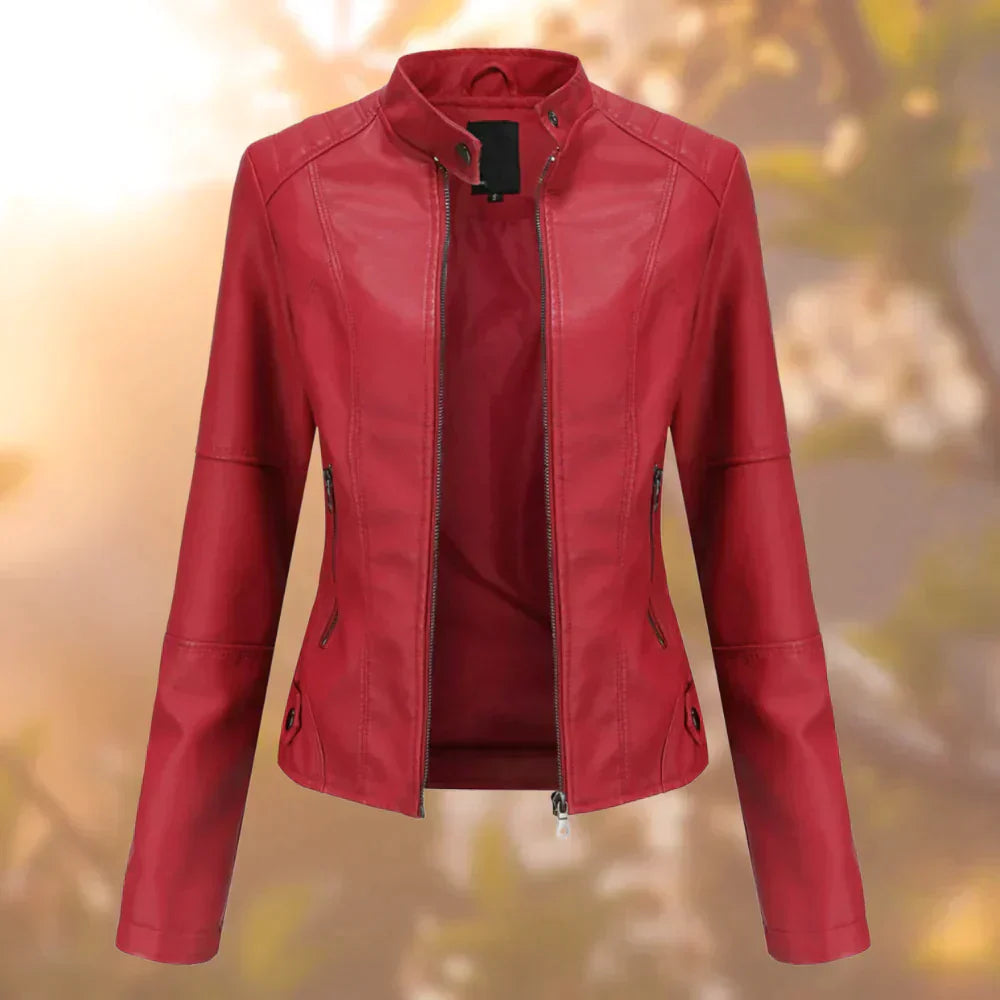 Slim Fit Stylish Women's Biker Jacket