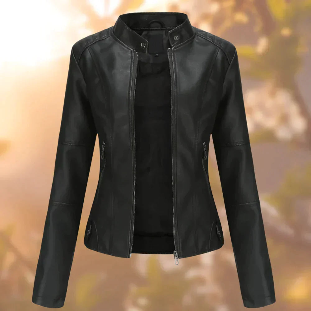 Slim Fit Stylish Women's Biker Jacket