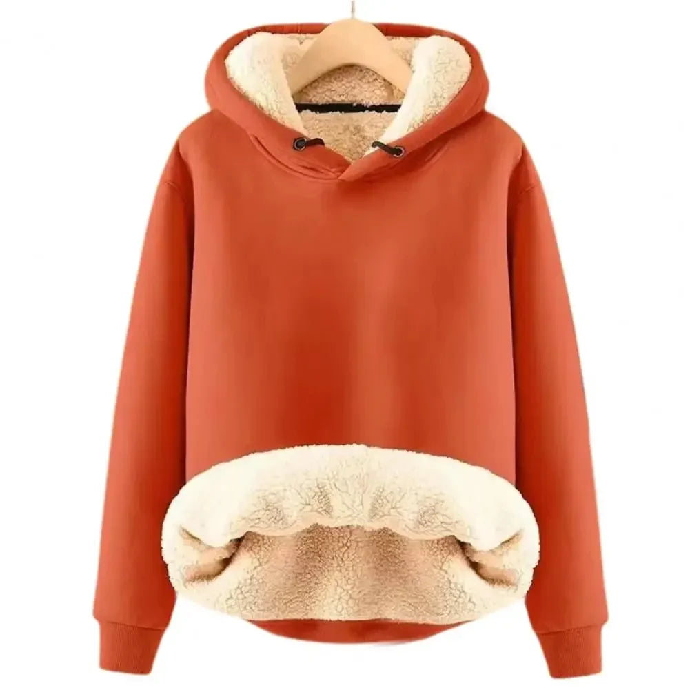 Men's Sherpa-Lined Warm Casual Hoodie Sweatshirt