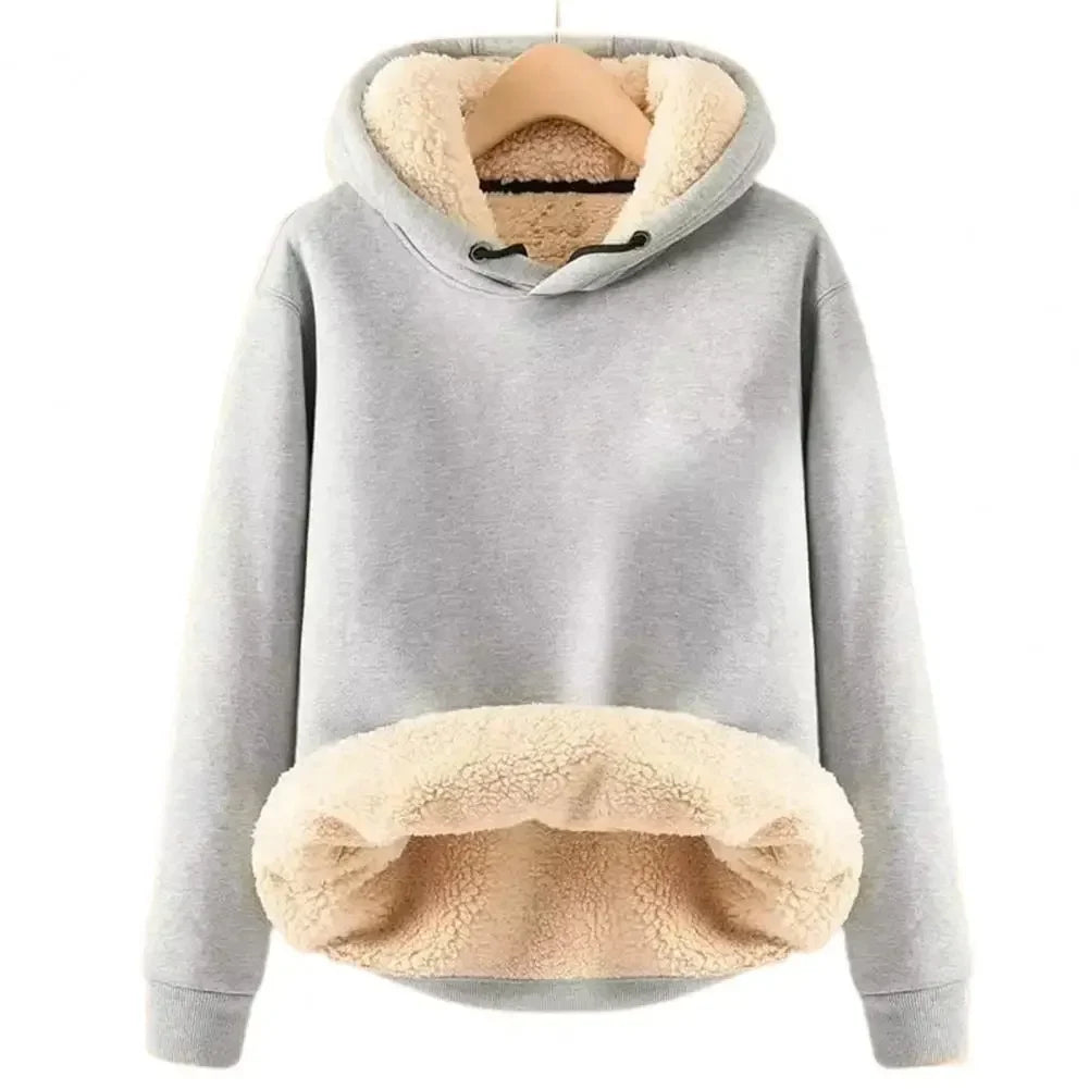 Men's Sherpa-Lined Warm Casual Hoodie Sweatshirt