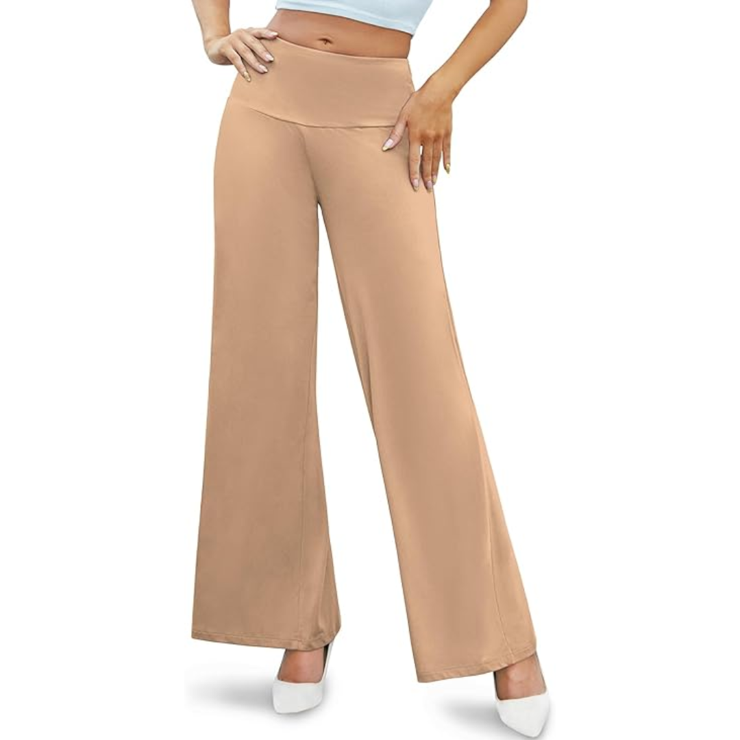 Stylish High-Waisted Women's Trousers with Comfortable Fit