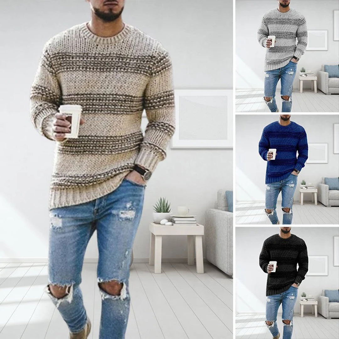 Stylish Chunky Knit Norwegian Summer Top for Men