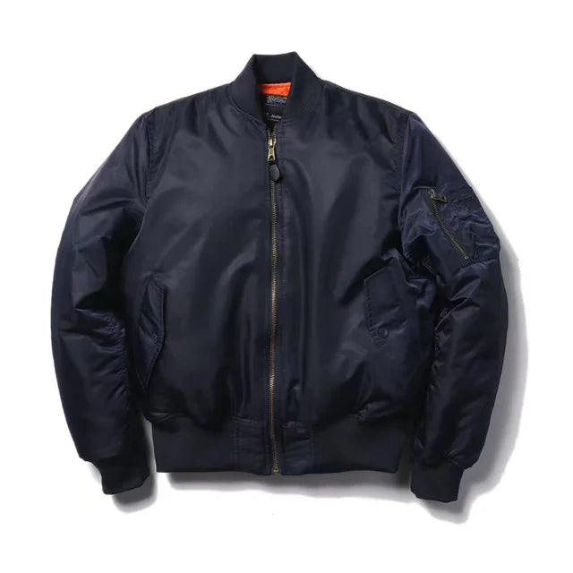 Stylish MA-1 Bomber Jacket with Classic Design