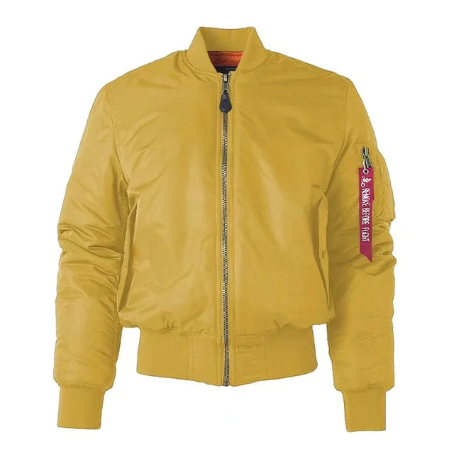 Stylish MA-1 Bomber Jacket with Classic Design