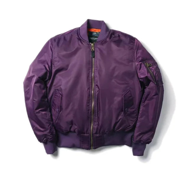 Stylish MA-1 Bomber Jacket with Classic Design