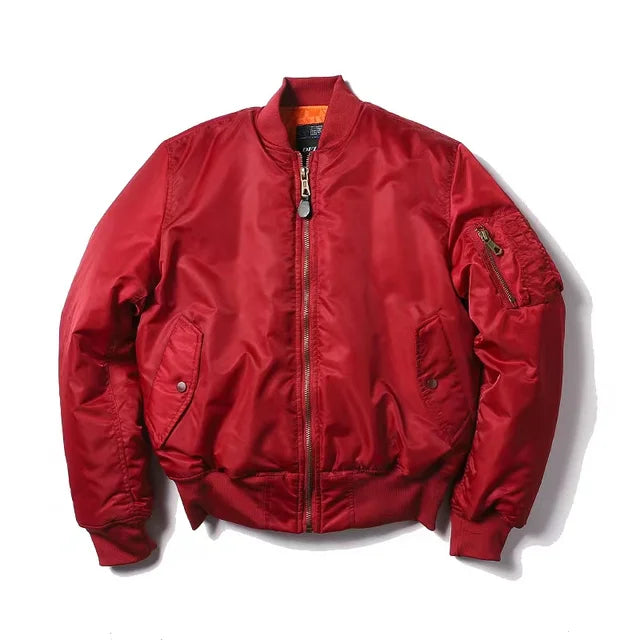 Stylish MA-1 Bomber Jacket with Classic Design