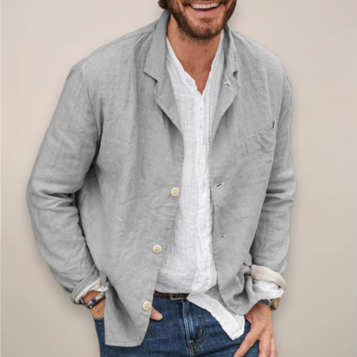 Men's Casual Breathable Summer Blazer