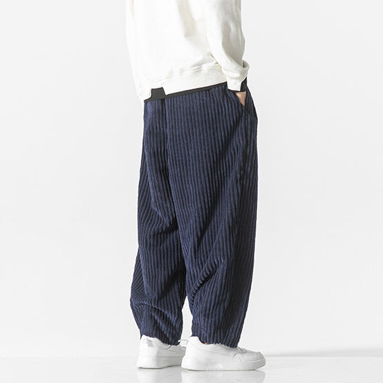 Women’s Corduroy Drawstring Loose Fit Pants