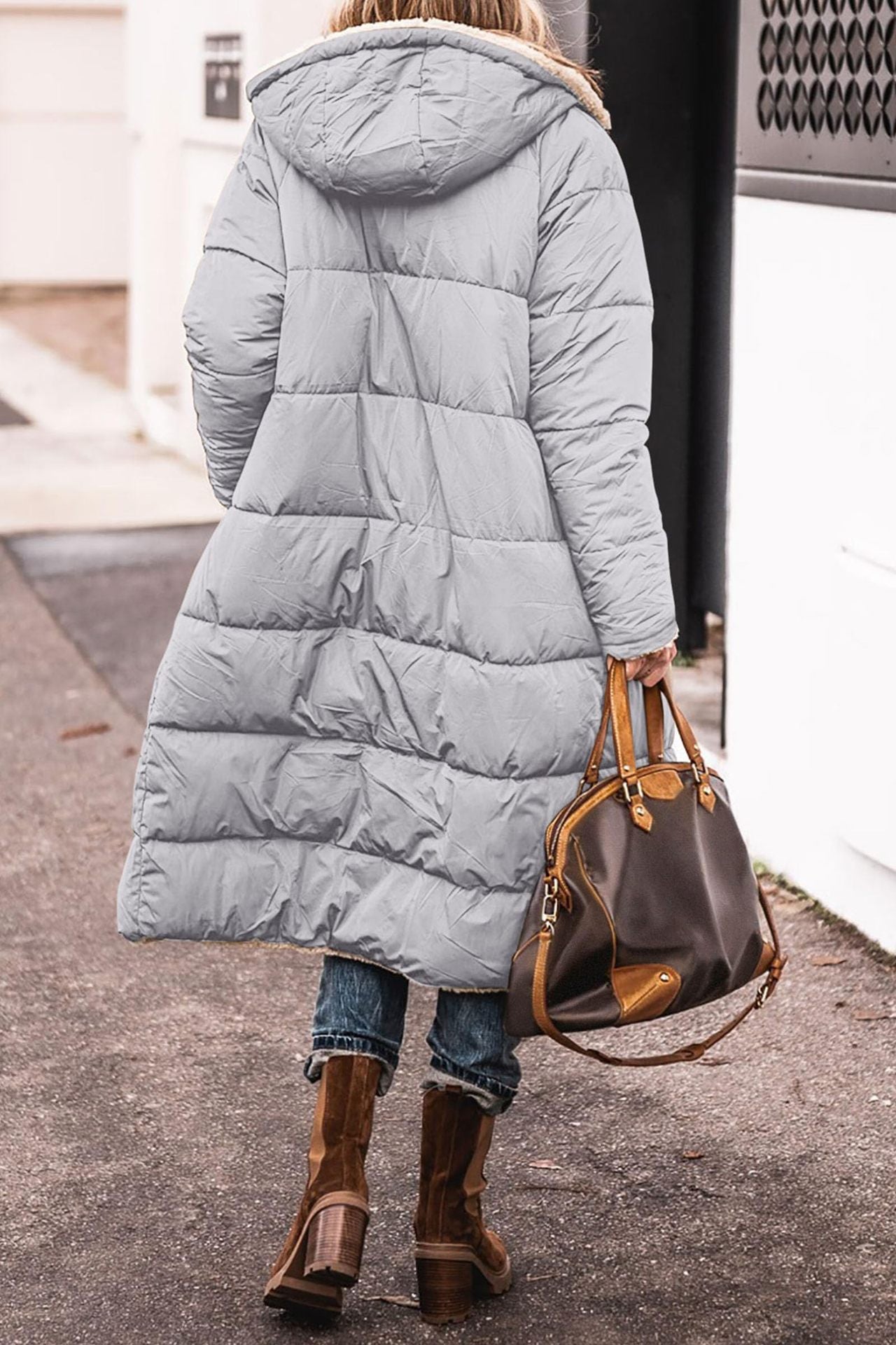 Women's Long Hooded Warm Winter Coat