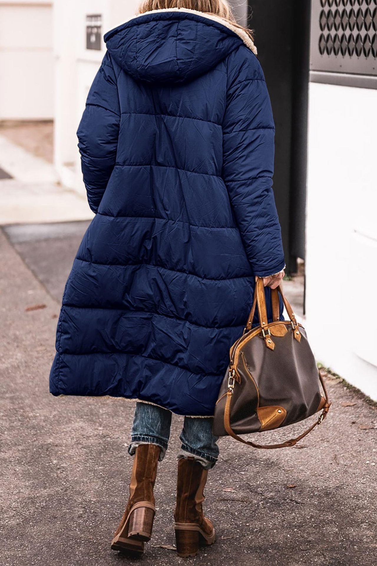 Women's Long Hooded Warm Winter Coat