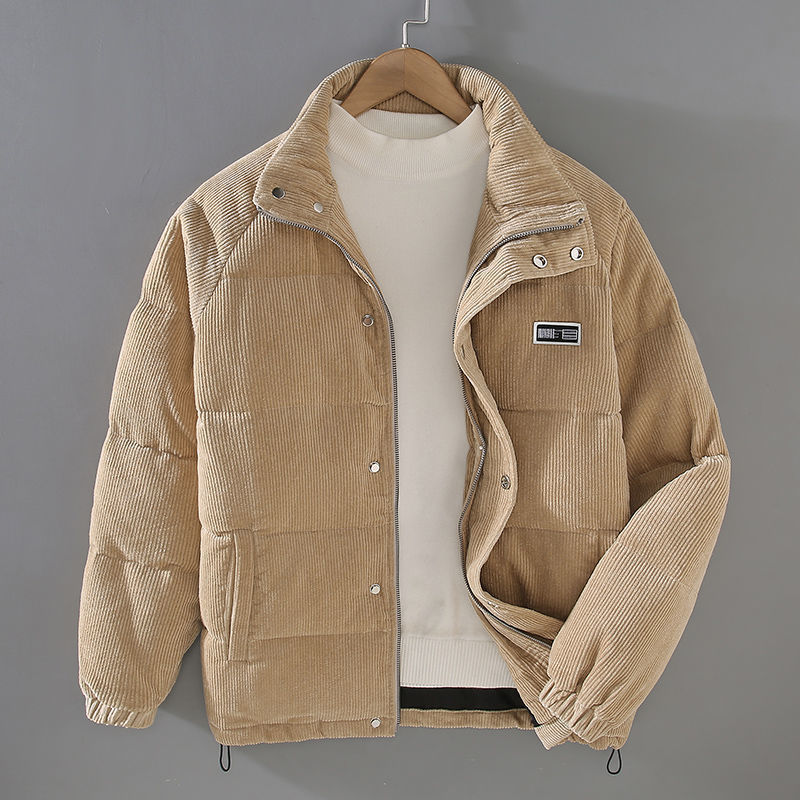 Men's Corduroy Full-Zip Warm Winter Jacket