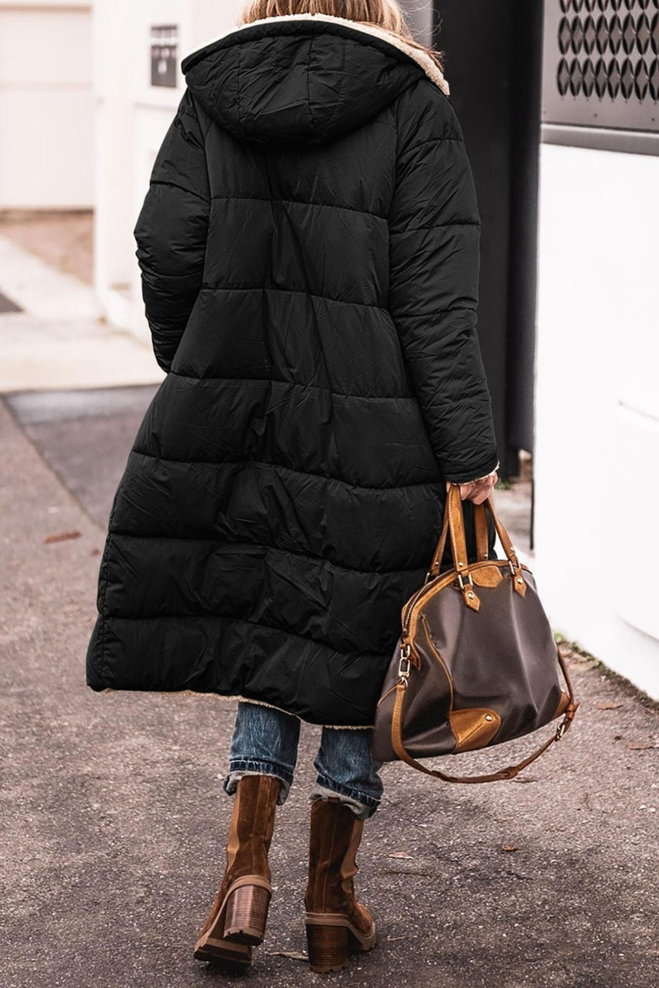 Women's Long Hooded Warm Winter Coat