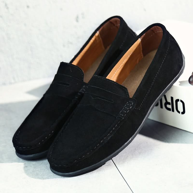 Men's Suede Loafers Slip-On Shoes