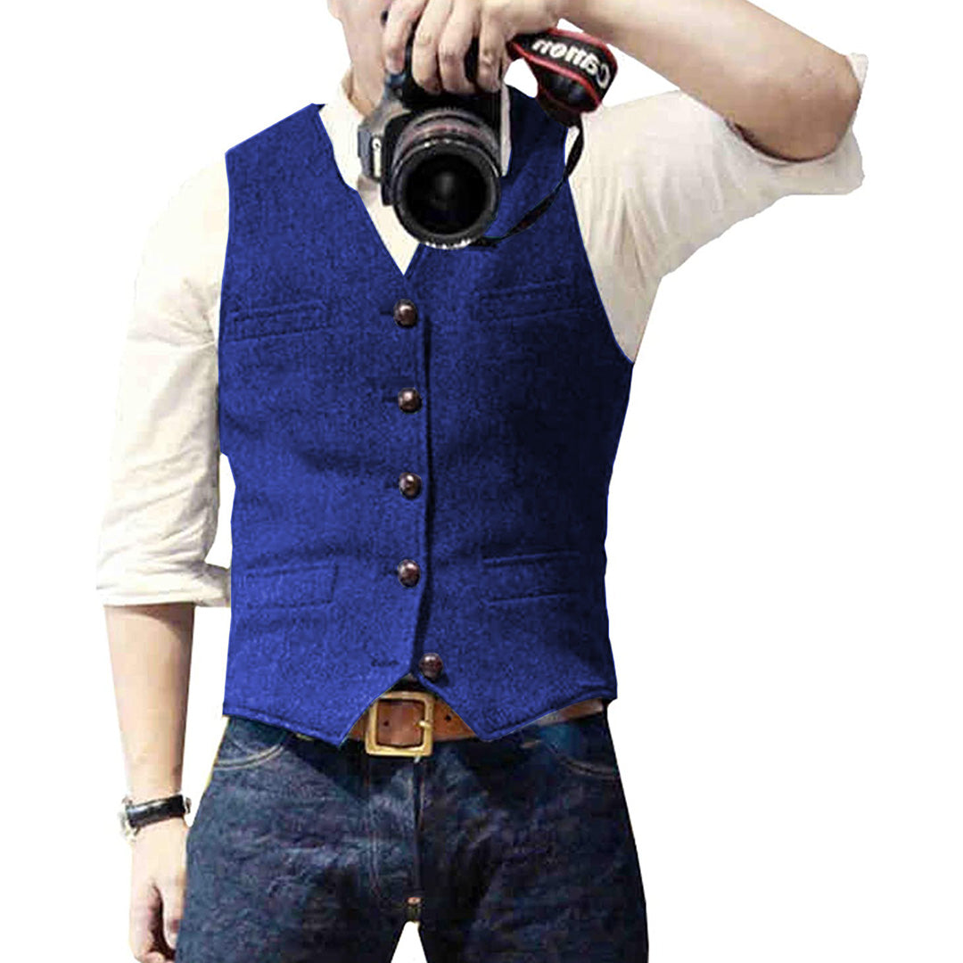 Stylish men's summer vest with elegant fit