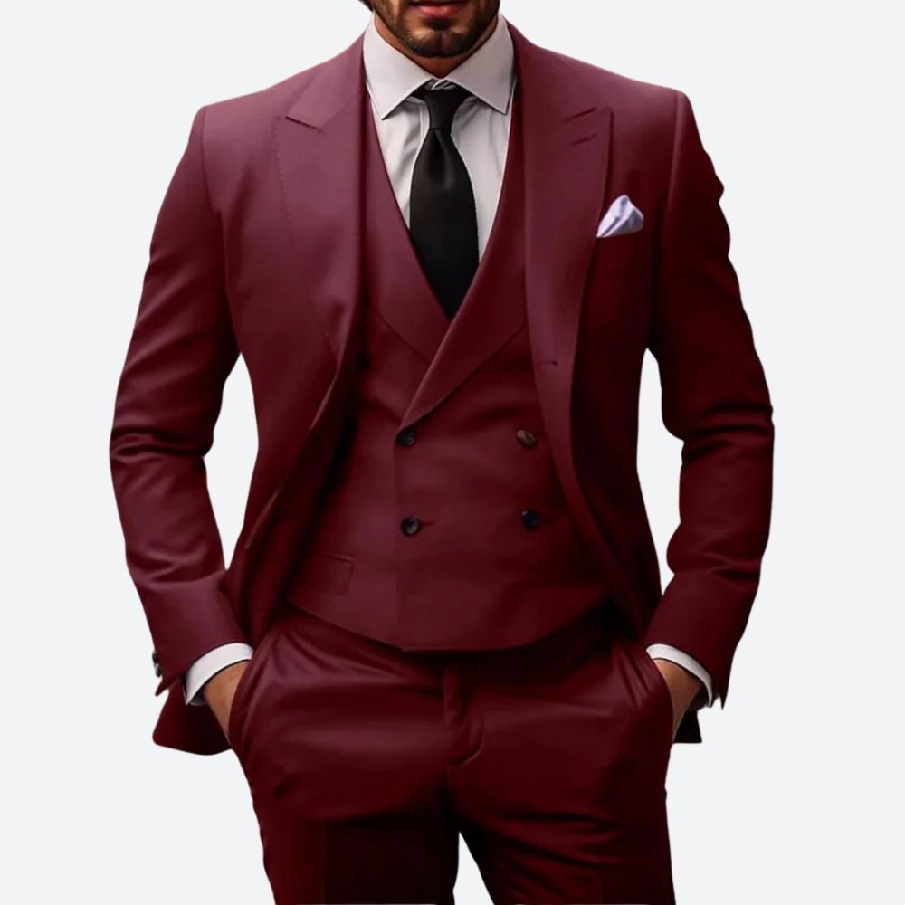 Elegant men's suit for formal occasions
