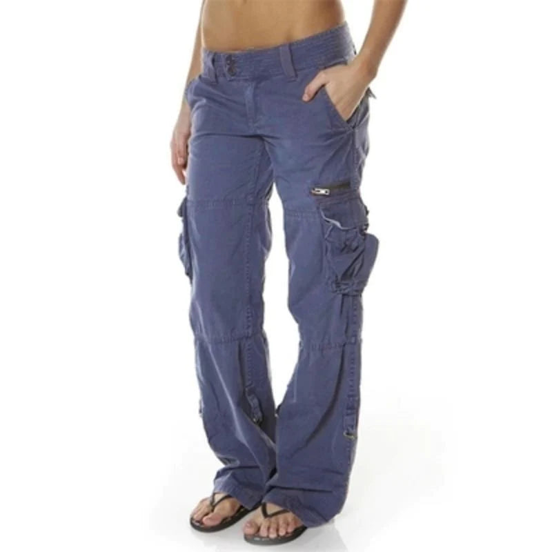 Summer Lightweight Women's Cargo Pants with Practical Pockets