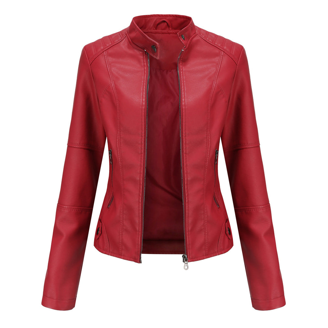 Stylish Custom-Made Leather Jacket for Women