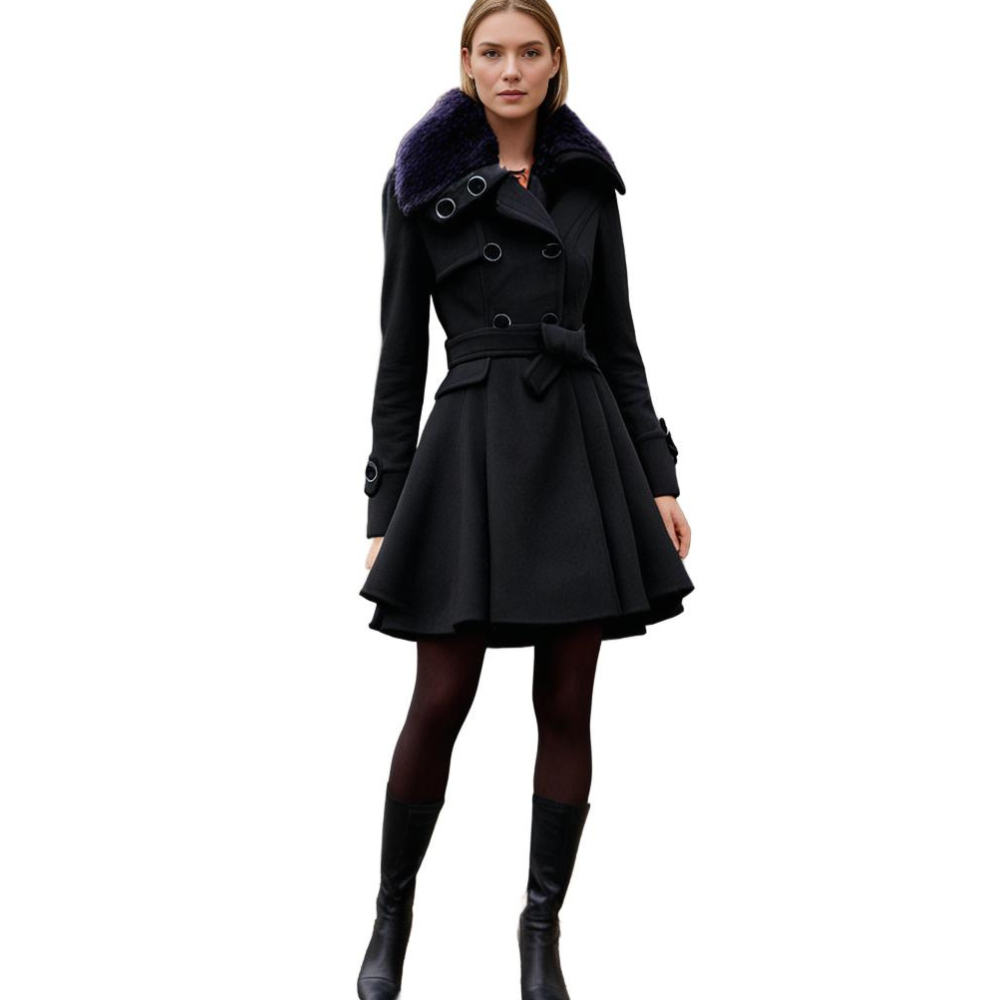 Stylish Long Women's Winter Coat - Warm and Comfortable
