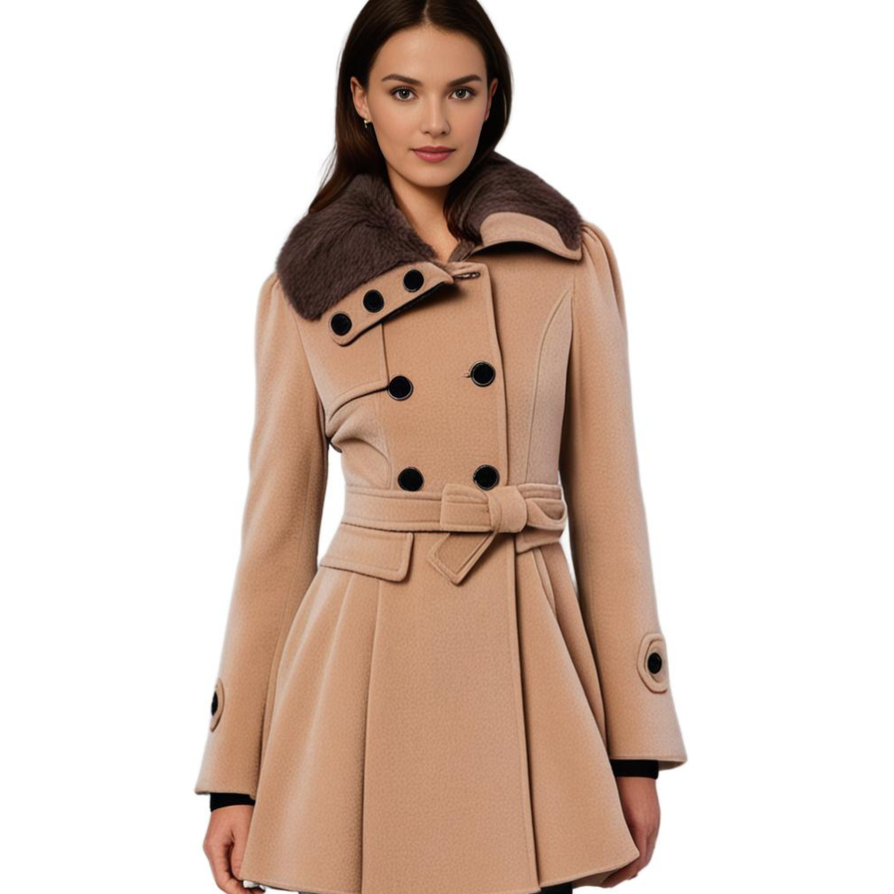 Stylish Long Women's Winter Coat - Warm and Comfortable