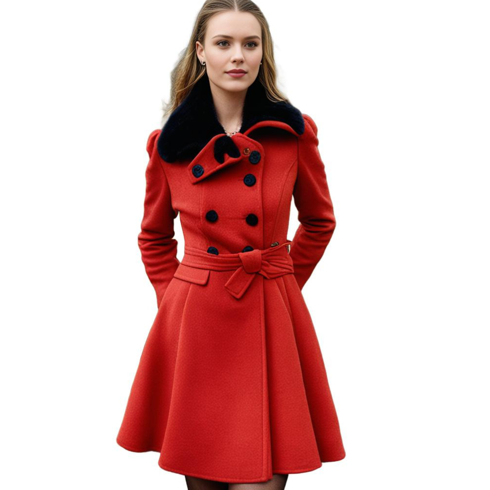 Stylish Long Women's Winter Coat - Warm and Comfortable