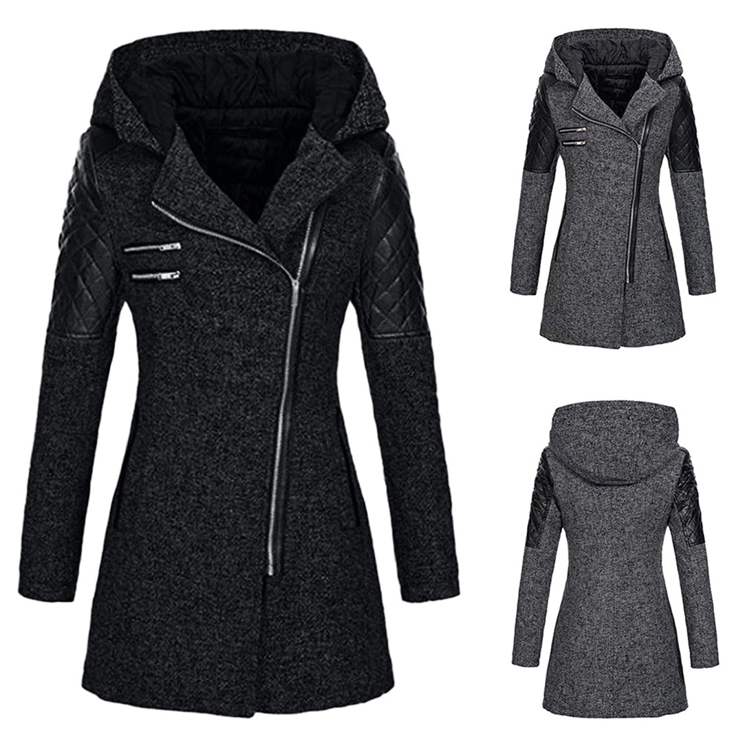 Stylish Long Women's Winter Coat with Warm Hood