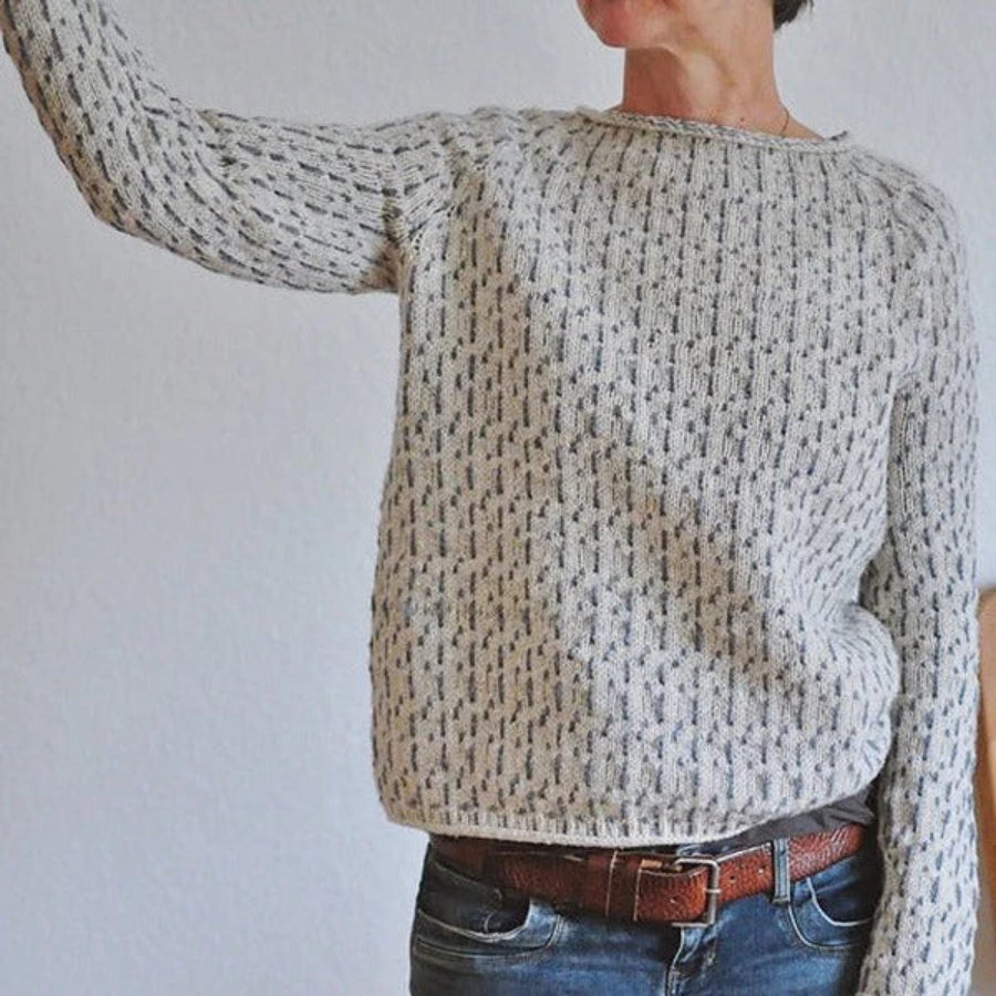 Dana | Women’s Casual Knit Sweater with Boat Neck
