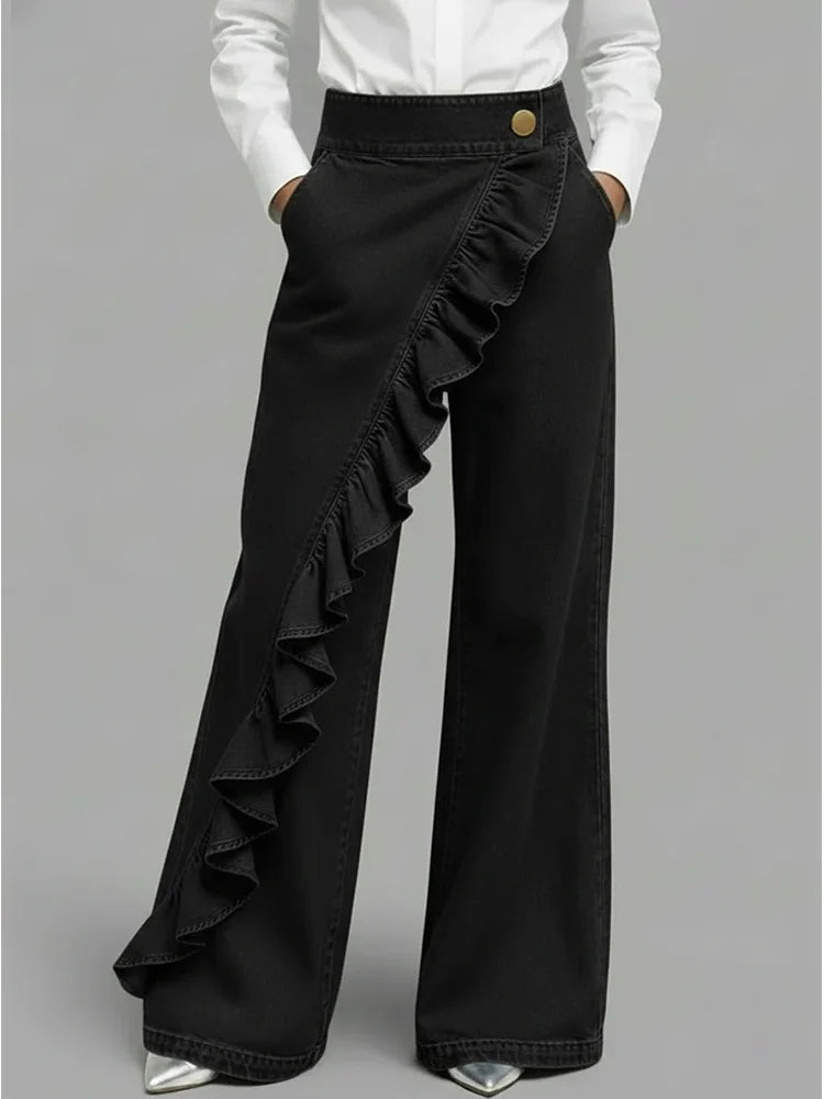 Women's Vintage-Inspired Wide-Leg Jeans