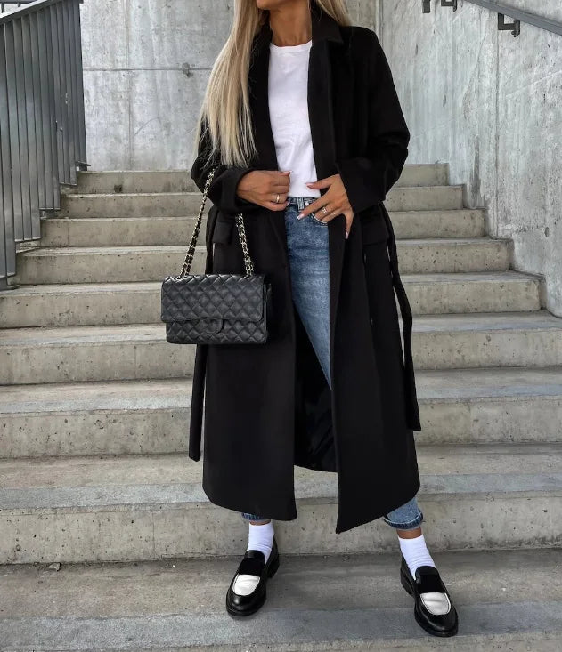 Women's Double-Breasted Classic Coat