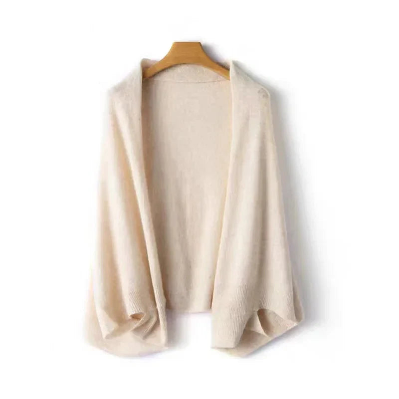 Women’s Soft Knit Open Front Cozy Layer Cardigan Shawl