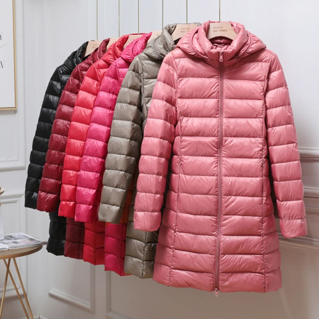 Women's Hooded Puffer Warm Quilted Jacket