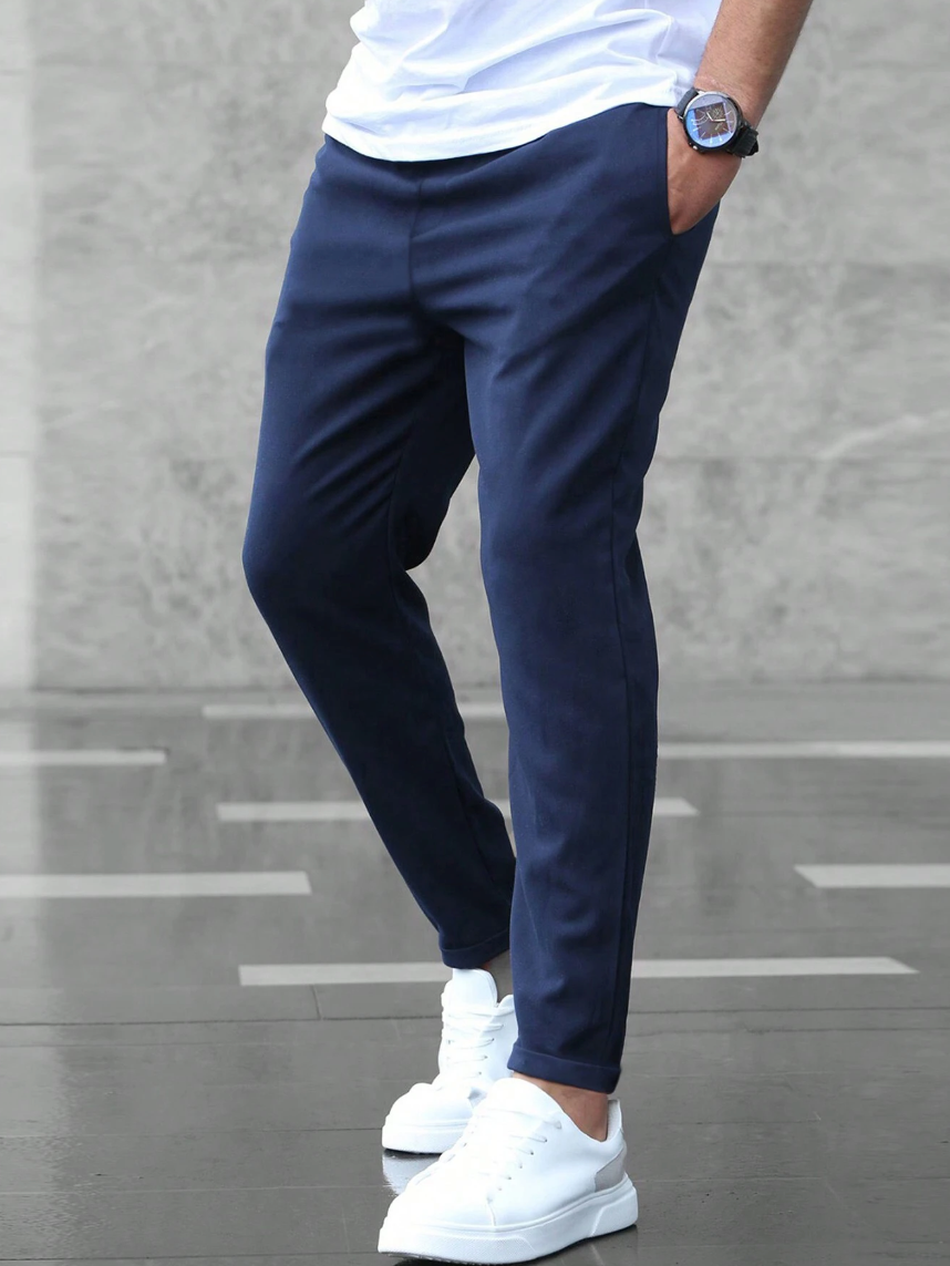 Men's Slim Fit Drawstring Jogger Pants