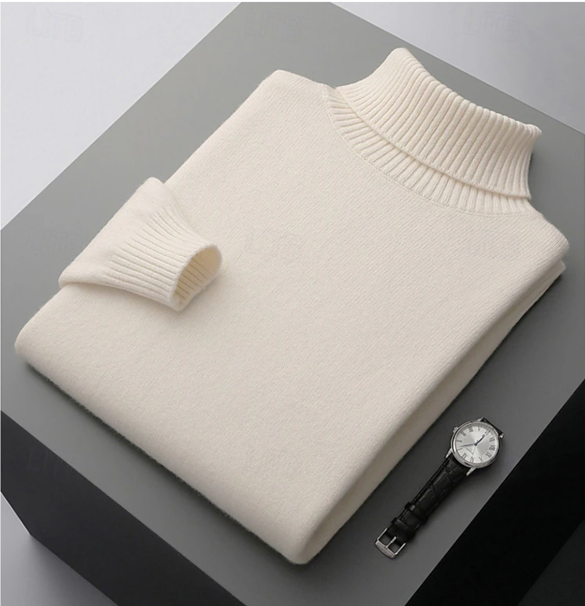 Stylish Merino Wool Roll Neck for Men