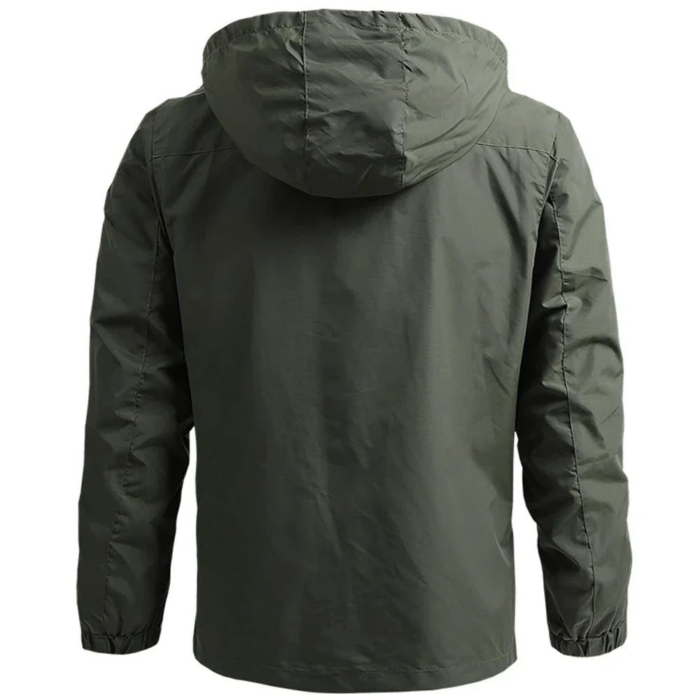 Men's Lightweight Waterproof Windbreaker Jacket