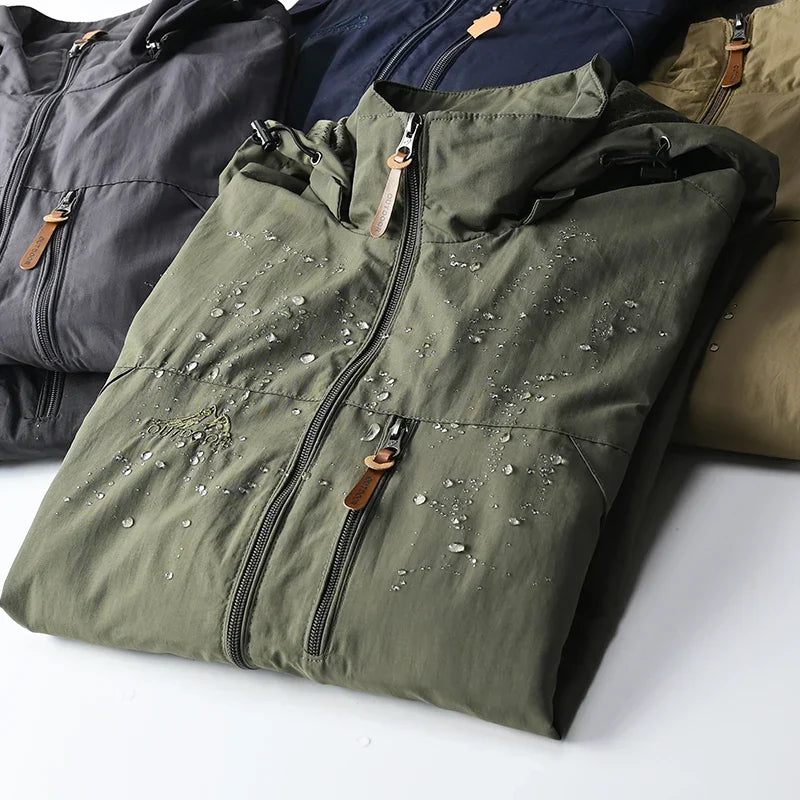 Men's Lightweight Waterproof Windbreaker Jacket