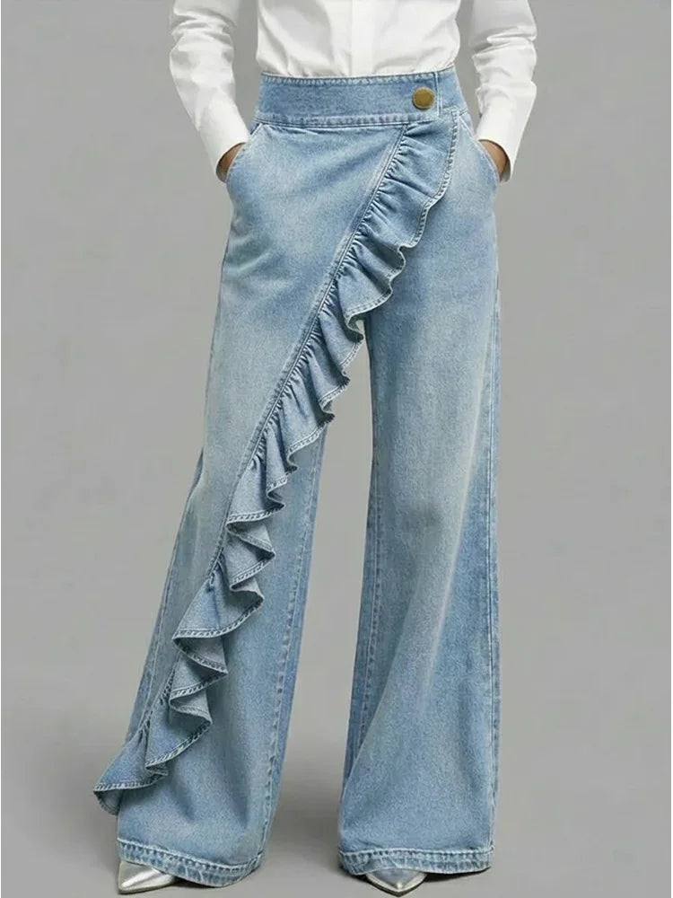 Women's Vintage-Inspired Wide-Leg Jeans