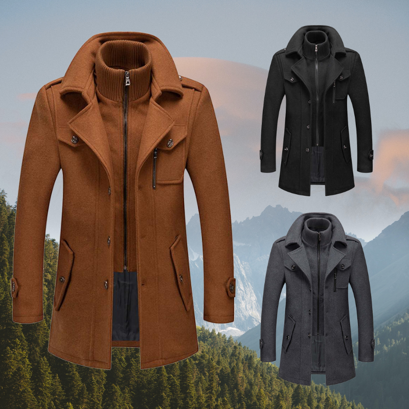 Stylish Men's Coat with Luxury Finish