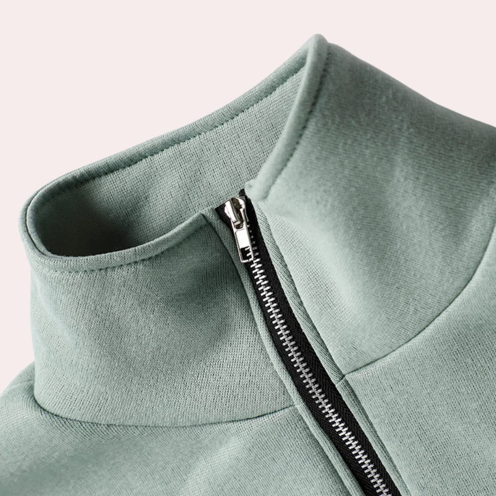 Women's Quarter-Zip Sweatshirt & Jogger Set